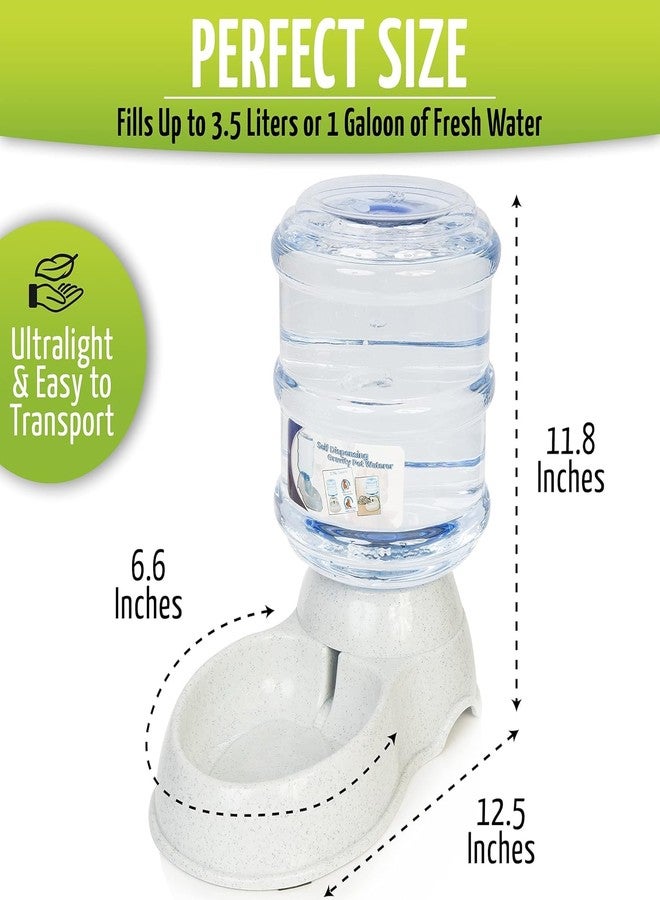 ZONETECH Pet Water Dispenser- Premium Quality Durable Self-Dispensing Gravity 3.7 Liters Capacity Suitable for Medium and Large-Sized Cats and Dogs - Image 3
